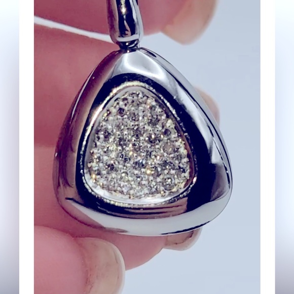 Stunning Roberto Coin 925 Capri Plus Diamond Earrings, excellent condition +Ruby - Picture 8 of 9